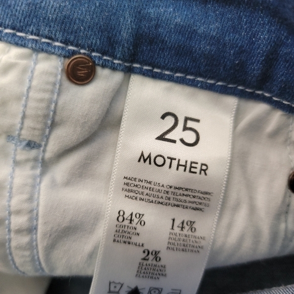 Mother Denim Sz 25 Jeans The Looker Ankle Zip Magical Flower Forest Of Dreams - Picture 8 of 10